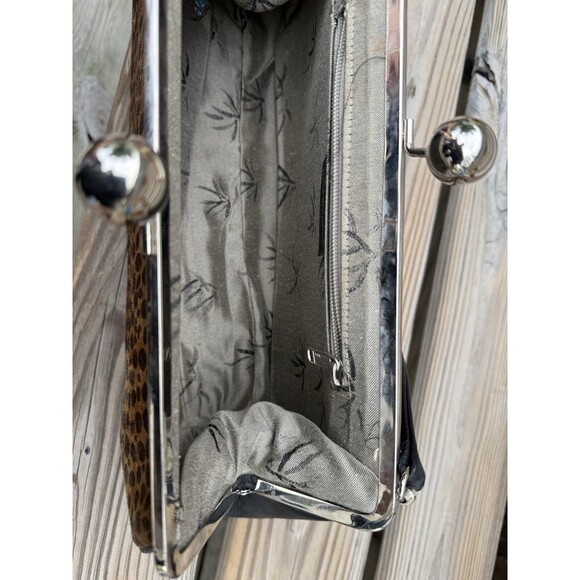 Karen Wilson Handbag Animal Print Excellent Condition MSRP $240 Urban Safari - Picture 6 of 15